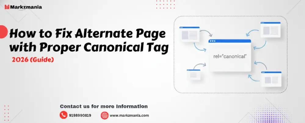Alternate page with proper canonical tag