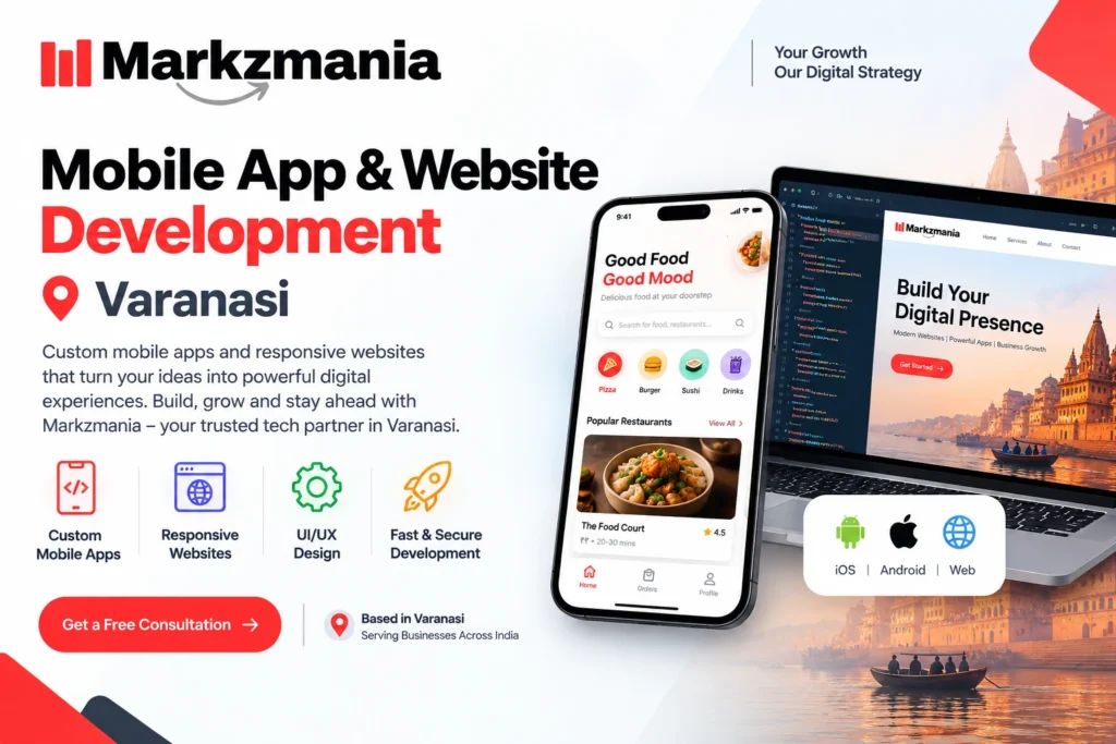 Mobile App Website Development Varanasi